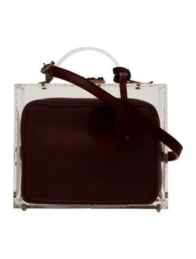 Pre-owned Mark Cross Acrylic Top Handle Bag