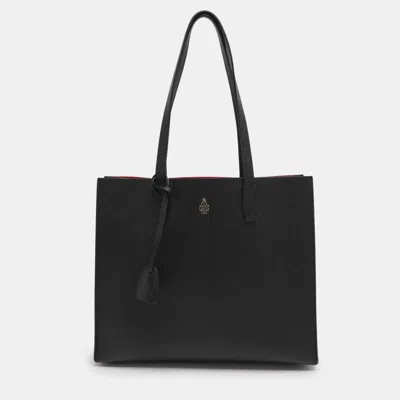 Pre-owned Mark Cross Black Leather Shopper Tote