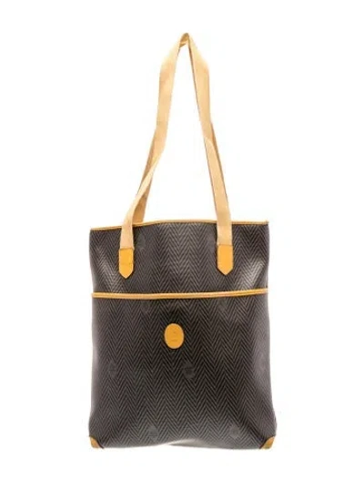 Pre-owned Mark Cross Bucket Bag In Gray