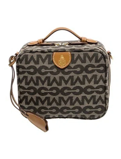 Pre-owned Mark Cross Canvas Crossbody Bag In Brown