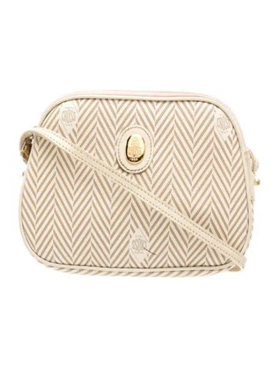 Pre-owned Mark Cross Crossbody Bag In Neutrals/white