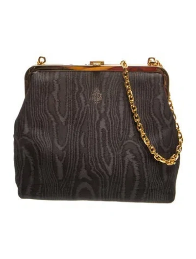 Pre-owned Mark Cross Jacquard Evening Bag In Black