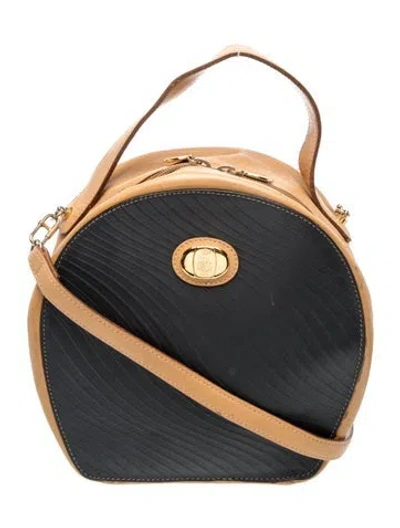 Pre-owned Mark Cross Leather Crossbody Bag In Black