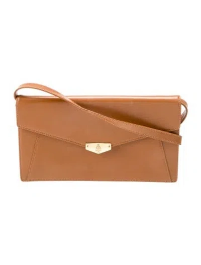 Pre-owned Mark Cross Leather Crossbody Bag In Brown