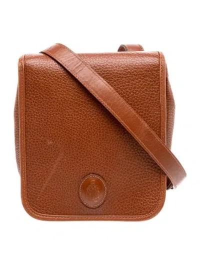 Pre-owned Mark Cross Leather Crossbody Bag In Brown