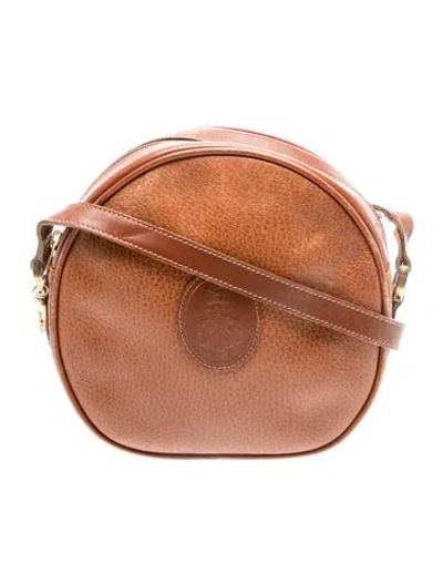 Pre-owned Mark Cross Leather Crossbody Bag In Brown