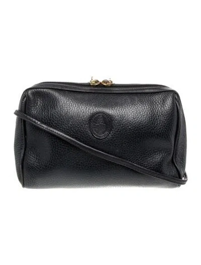 Pre-owned Mark Cross Leather Crossbody Bag In Gray