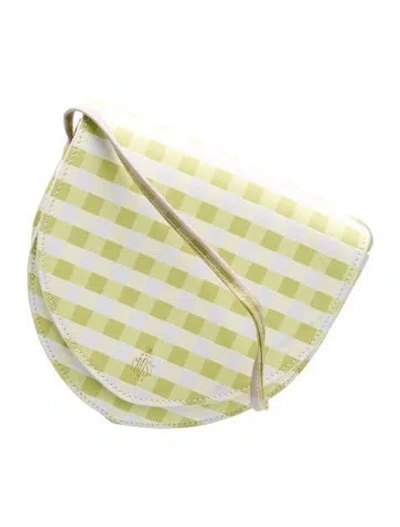 Pre-owned Mark Cross Leather Crossbody Bag In Green