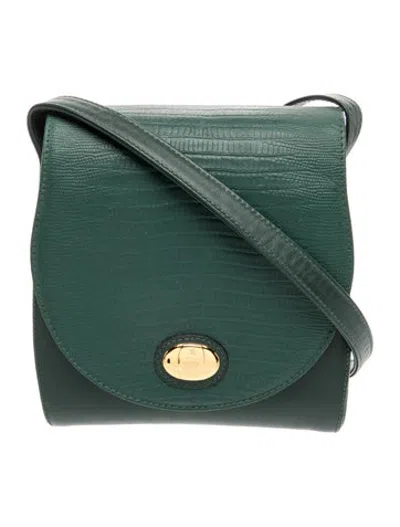 Pre-owned Mark Cross Leather Crossbody Bag In Green