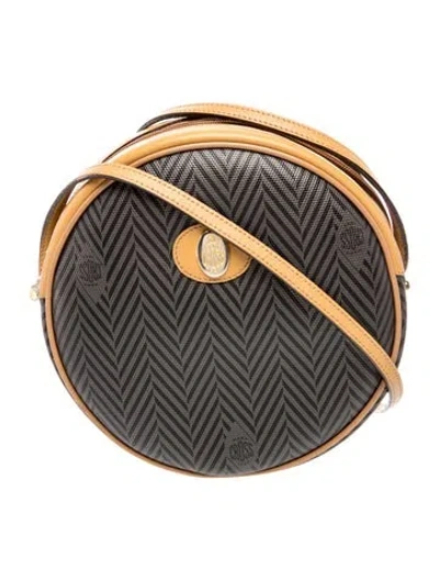 Pre-owned Mark Cross Leather Crossbody Bag In Grey