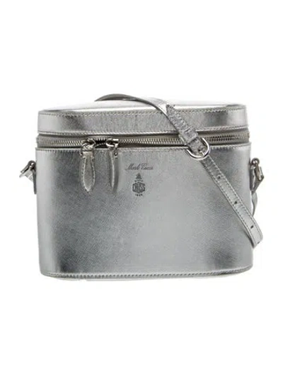 Pre-owned Mark Cross Leather Crossbody Bag In Grey