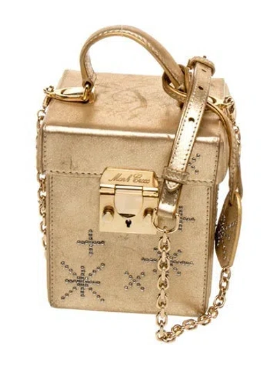 Pre-owned Mark Cross Leather Crossbody Bag In Neutral