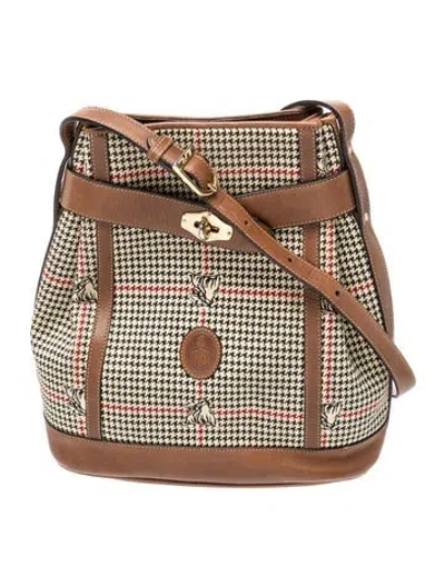 Pre-owned Mark Cross Leather Crossbody Bag In Neutral