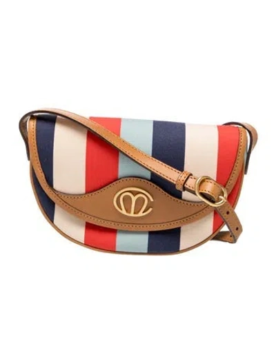 Pre-owned Mark Cross Leather Crossbody Bag In Neutrals