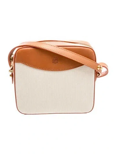 Pre-owned Mark Cross Leather Crossbody Bag In Neutrals