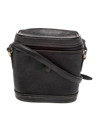 Pre-owned Mark Cross Leather Crossbody Bag Vintage In Black