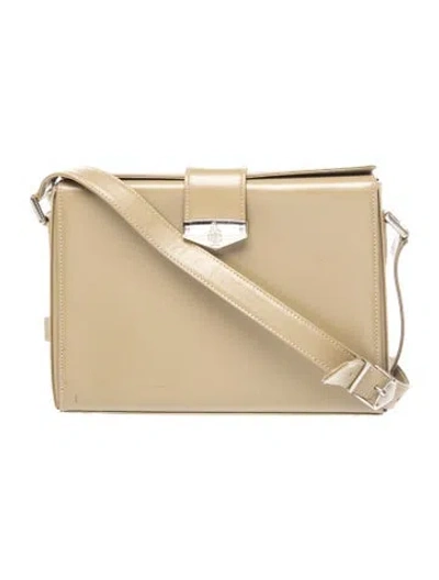 Pre-owned Mark Cross Leather Crossbody Bag In Yellow