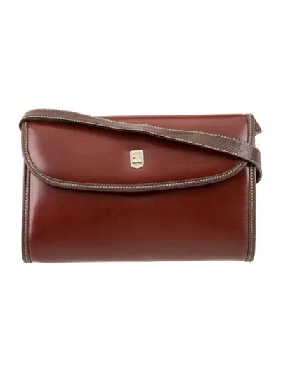 Pre-owned Mark Cross Leather Portfolio In Brown