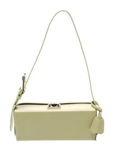 Pre-owned Mark Cross Leather Shoulder Bag In Green