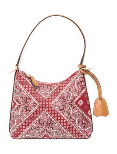 Pre-owned Mark Cross Leather Shoulder Bag In Pink