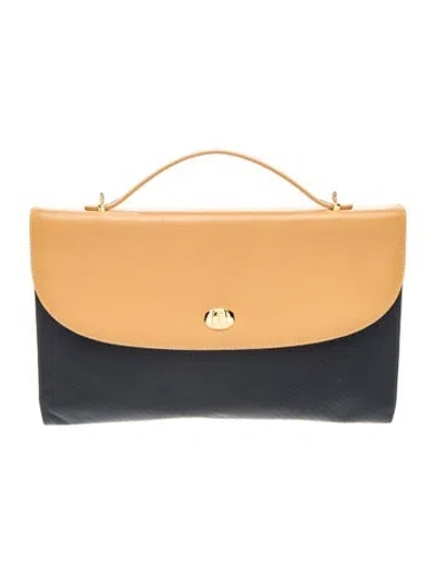 Pre-owned Mark Cross Leather Top Handle Bag