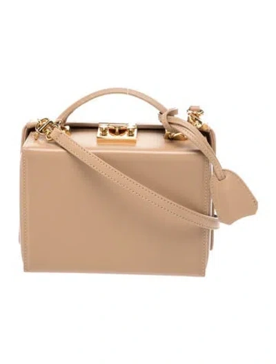 Pre-owned Mark Cross Leather Top Handle Bag In Brown