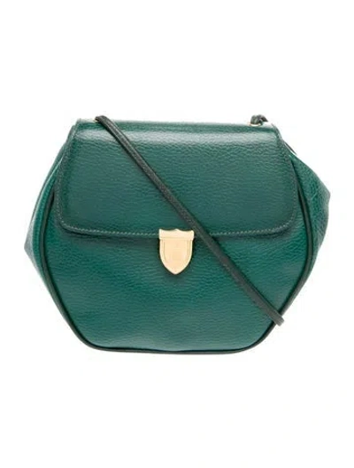 Pre-owned Mark Cross Leather Top Handle Bag In Green