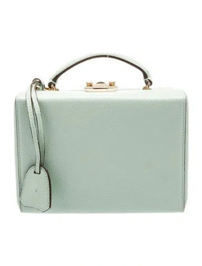 Pre-owned Mark Cross Leather Top Handle Bag In Green