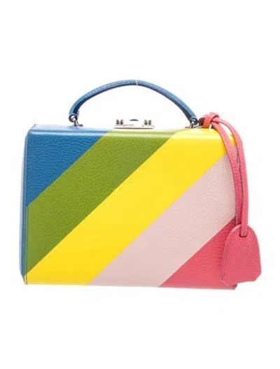 Pre-owned Mark Cross Leather Top Handle Bag In Green