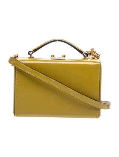 Pre-owned Mark Cross Leather Top Handle Bag In Green