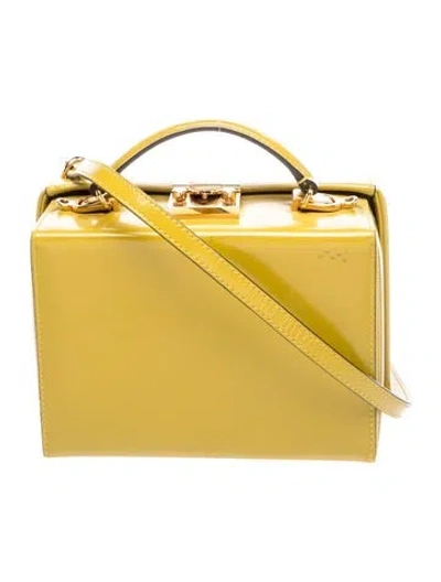Pre-owned Mark Cross Leather Top Handle Bag In Green