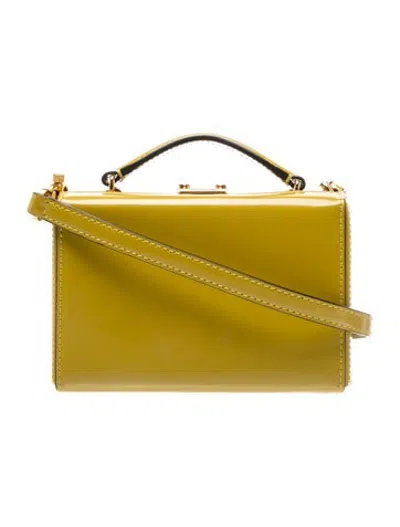 Pre-owned Mark Cross Leather Top Handle Bag In Green