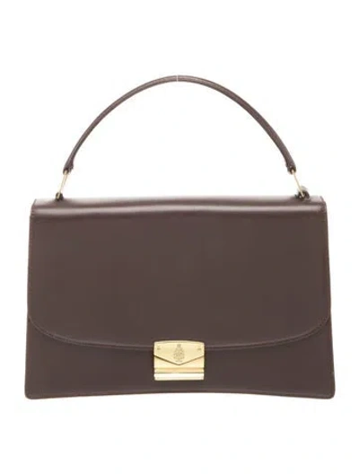 Pre-owned Mark Cross Leather Top Handle Bag In Multi