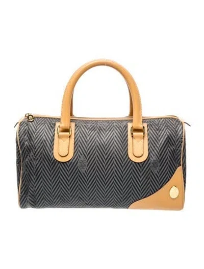 Pre-owned Mark Cross Leather Top Handle Bag In Multi