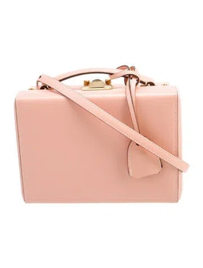 Pre-owned Mark Cross Leather Top Handle Bag In Pink