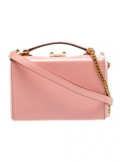 Pre-owned Mark Cross Leather Top Handle Bag In Pink