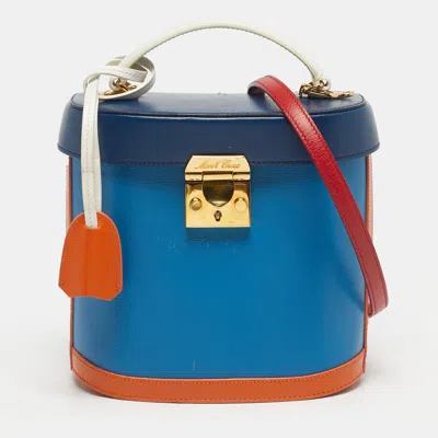 Pre-owned Mark Cross Multicolor Leather Benchley Top Handle Bag