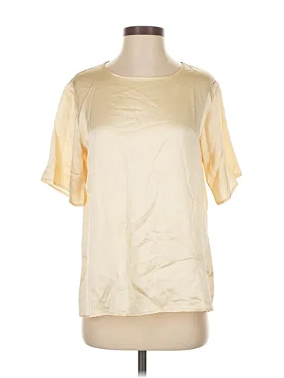 Pre-owned Mark Cross Short Sleeve T-shirt In Yellow