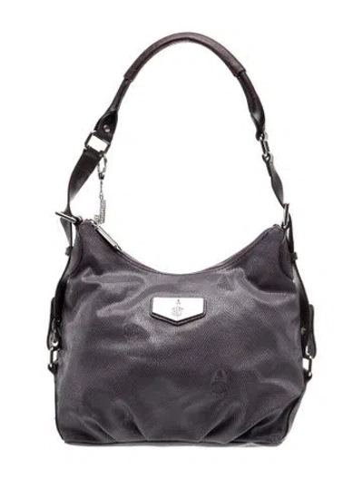 Pre-owned Mark Cross Shoulder Bag In Purple