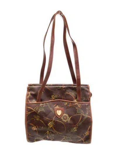 Pre-owned Mark Cross Shoulder Bag Vintage In Brown