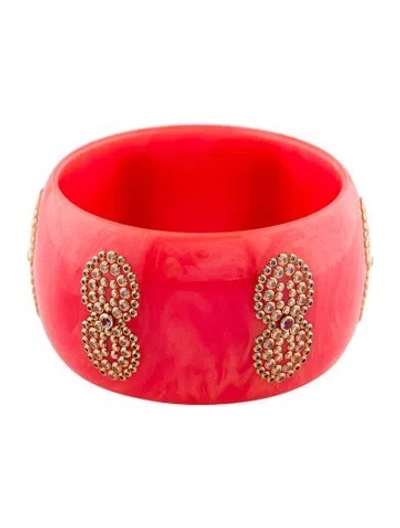 Pre-owned Mark Davis 18k Aquamarine, Sapphire, & Diamond Bakelite Bangle Bracelet, 7.5" In Multi