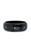 Mark Davis 18k Yellow Gold Bakelite Bracelet In Black