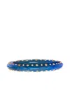 Mark Davis 18k Yellow Gold Bakelite Bracelet In Blue