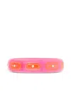 Mark Davis 18k Yellow Gold Bakelite Bracelet In Pink