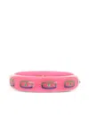Mark Davis 18k Yellow Gold Garnet Bangle In Pink