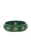 Mark Davis 18k Yellow Gold Moazambique Bracelet In Green