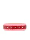 Mark Davis 18k Yellow Gold Topaz And Bakelite Bracelet In Pink