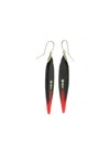 Mark Davis Bakelite Earrings In Black