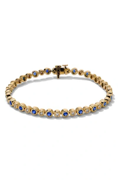 Mark Henry Bubbly Classic Tennis Bracelet In Blue