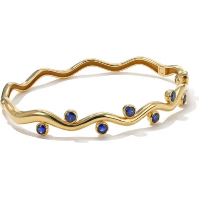 Mark Henry Riva Crest Bangle In Gold